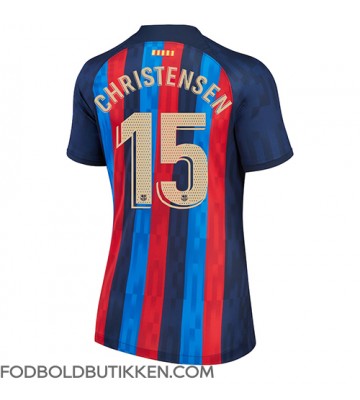 Barcelona Andreas Christensen #15 Hjemmebanetrøje Dame 2022-23 Kortærmet